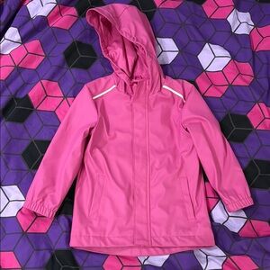 Toddler Girls Cat & Jack Rain Jacket Size 4T Pre-owned